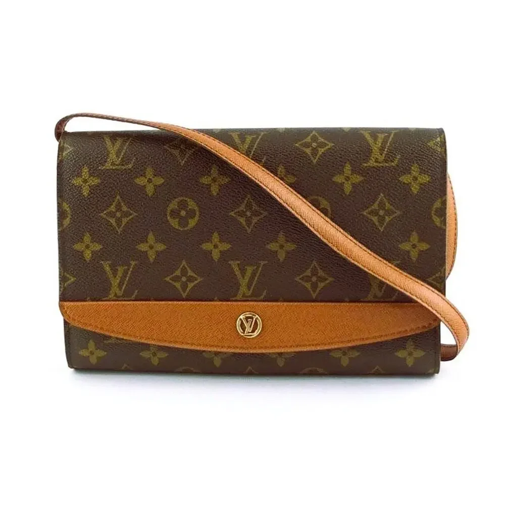 Authentic Louis Vuitton BORDEAUX 27 Monogram Crossbody/Clutch 2-way AZ1911